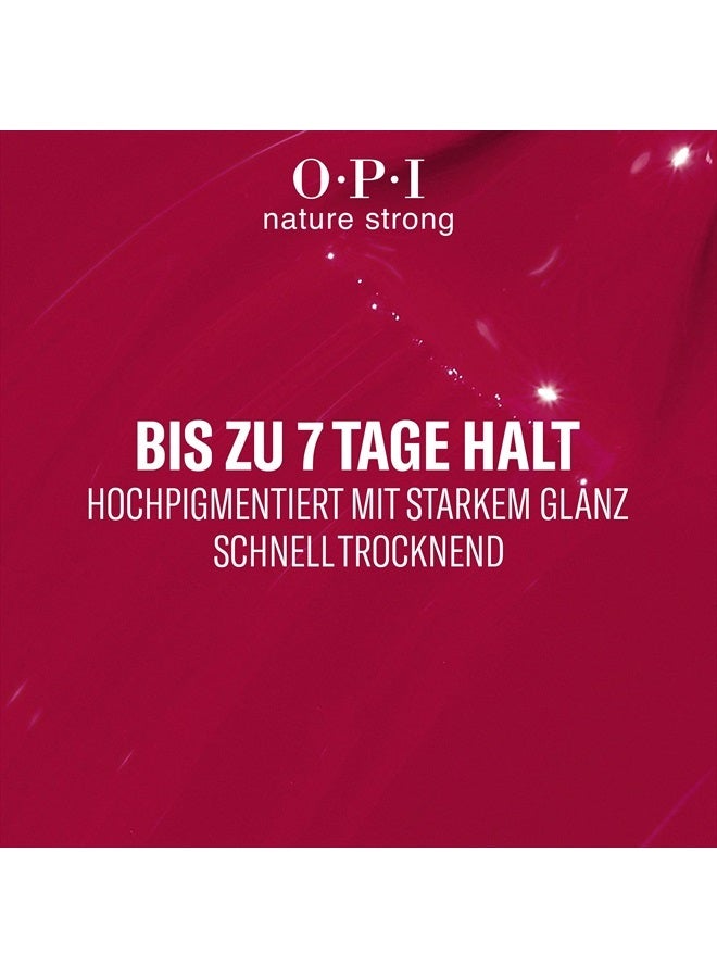 OPI Nature Strong Vegan Nail Polish, A Bloom with a View, Red Nail Polish, Natural Origin, Cruelty-Free Nail Lacquer, 0.5 fl oz. - Image 2