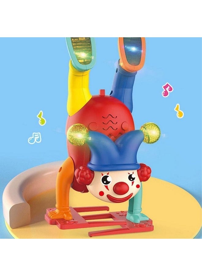 Euphoria Rk Toys Musical Clown Upside Down | Joker Toys Dancing Toy | Dancing Toy Walking Clown Toy for Kids with Music Sound LED Light Up Fun Moving Toy for Babies | (Pack of 1, Random Color)  - Image 3