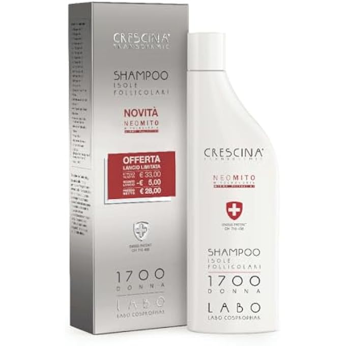 Crescina Transdermic NEO MITO Follicular Islands Shampoo Hair Re-Growth 1700 Woman 150ml