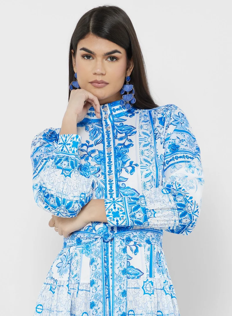 ELLA Floral Print Dress