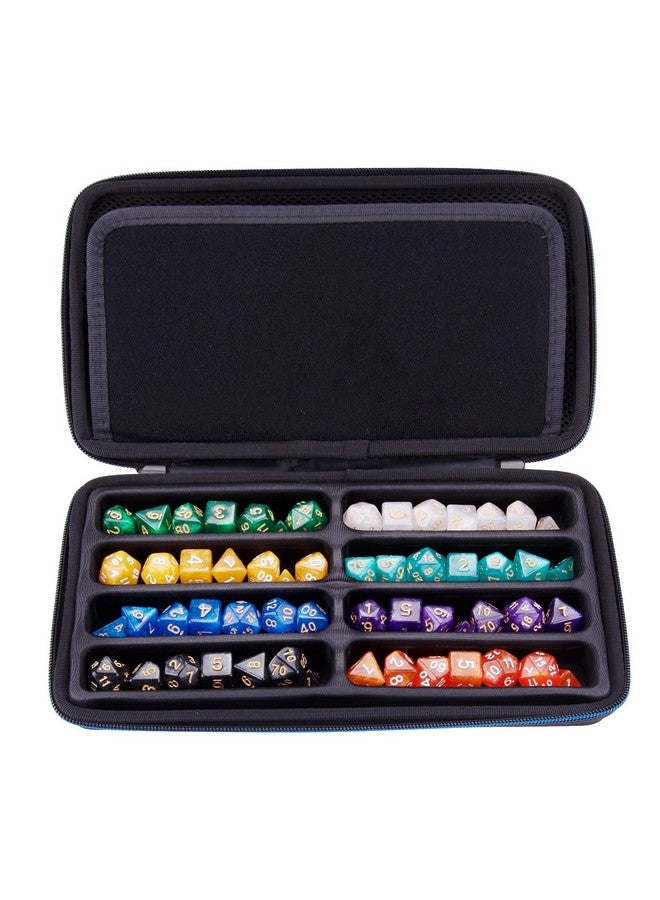 SIQUK Dice Case Dnd Dice Box Dice Storage Case Dice Organizer Holder With Handle Removable Slotted Tray Holds 8 Sets Dnd Dice For Dungeons & Dragons And Other Rpg Table Games - Image 4