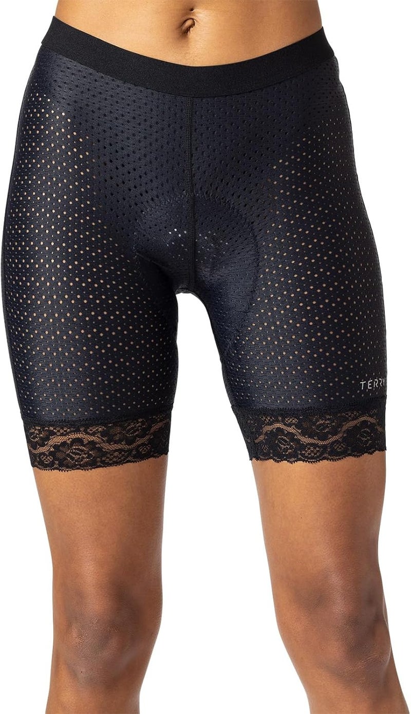 Terry Aria Liner Shorts for Women Cycling Underwear Chamois Padded Bike Liner Padding, Wear Under Skirts & Biking Shorts - Image 1