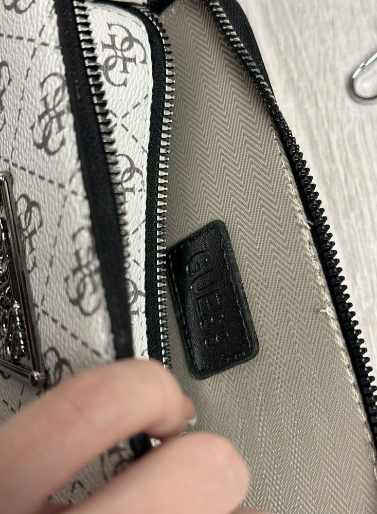Guess Women's Noelle Cross Body Camera Bag White