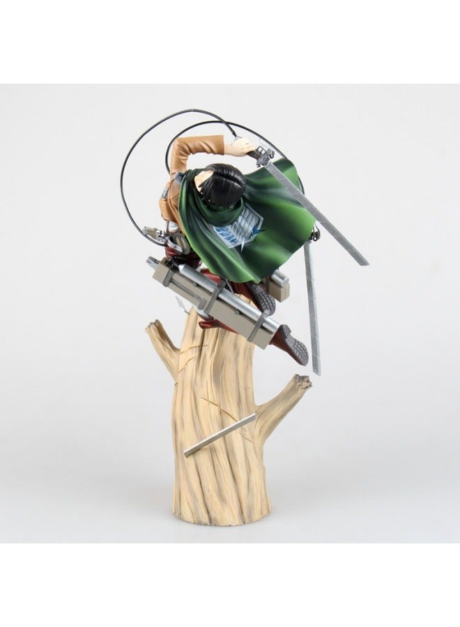 Attacking Giant Liwell Soldier Chief Trunk Standing Combat Version Soldier Chief Movable Doll Model Decoration Desktop Decoration Toy Gift for Family and Friends  - Image 3