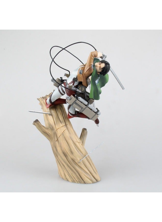 Attacking Giant Liwell Soldier Chief Trunk Standing Combat Version Soldier Chief Movable Doll Model Decoration Desktop Decoration Toy Gift for Family and Friends  - Image 2