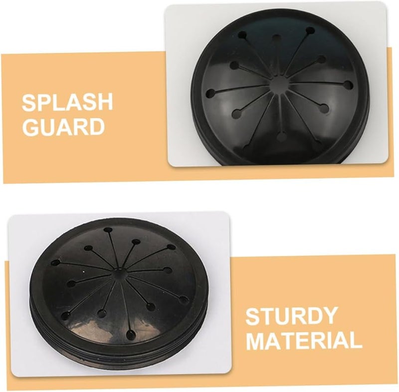 STOBOK 2 حزمة من غطاء تصريف حوض المطبخ واقي من الرش تصميم حاجز سهل التنظيف كفاءة عالية في منع الرش - Image 4