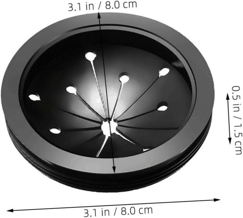 STOBOK 2 حزمة من غطاء تصريف حوض المطبخ واقي من الرش تصميم حاجز سهل التنظيف كفاءة عالية في منع الرش - Image 3