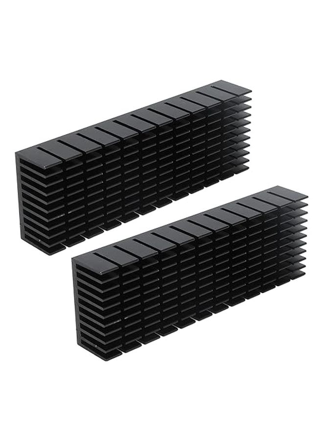 Aluminum Cooling Fins With Adhesive Backing Heat Sink For CPU Led Nan Electronics - Image 1