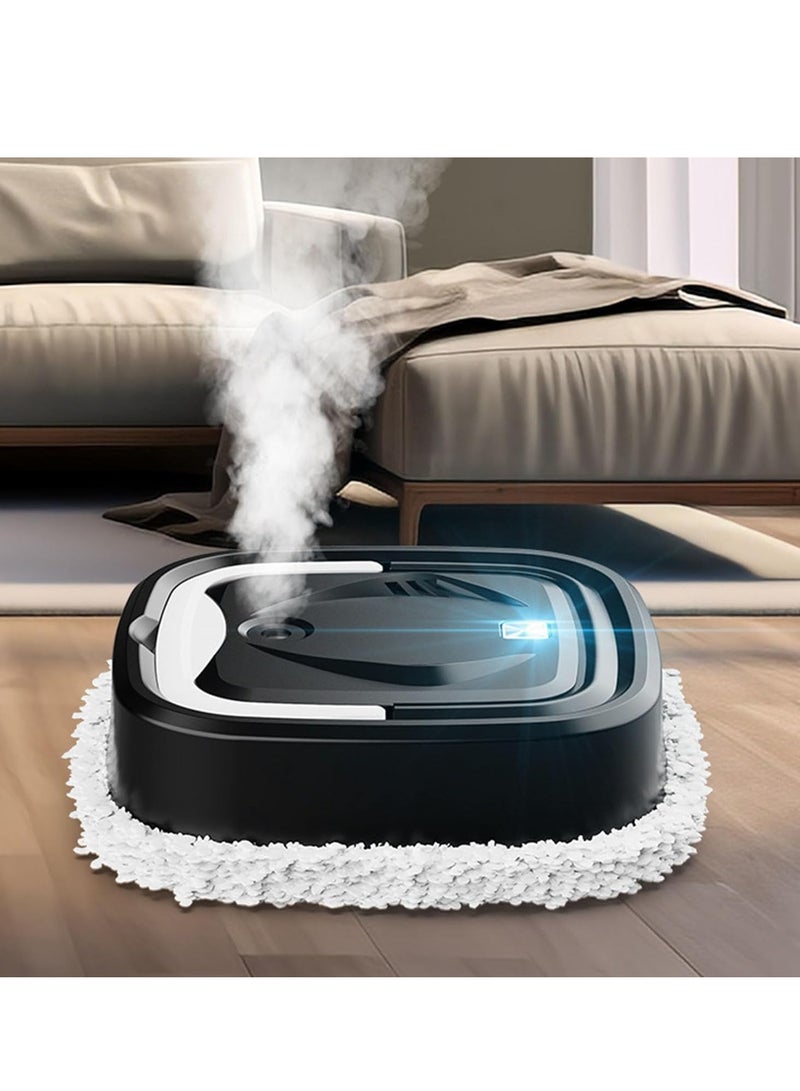 عام تنظيف منزلي ومكنسة كهربائية - روبوت مكنسة ذكية ، منظف خزان مياه أوتوماتيكي ، مكنسة كهربائية روبوتية متكاملة أنيقة (أسود) - Image 1