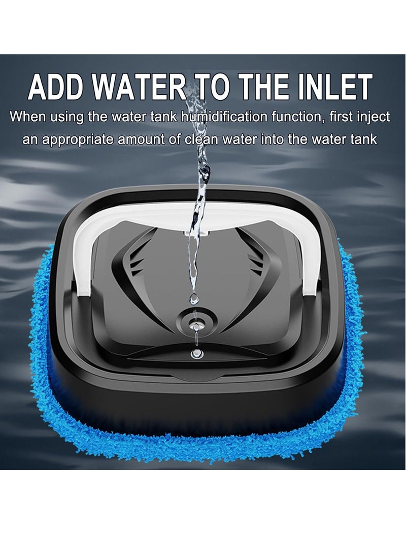 عام تنظيف منزلي ومكنسة كهربائية - روبوت مكنسة ذكية ، منظف خزان مياه أوتوماتيكي ، مكنسة كهربائية روبوتية متكاملة أنيقة (أسود) - Image 3