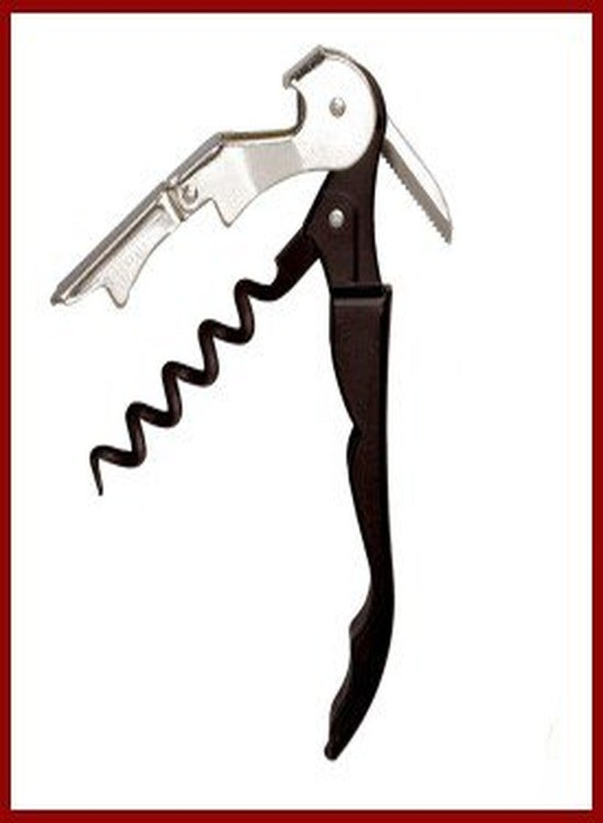 Pulltap's Professional Double-hinged Waiter's Corkscrew with Pulltap's Logo. - Image 1