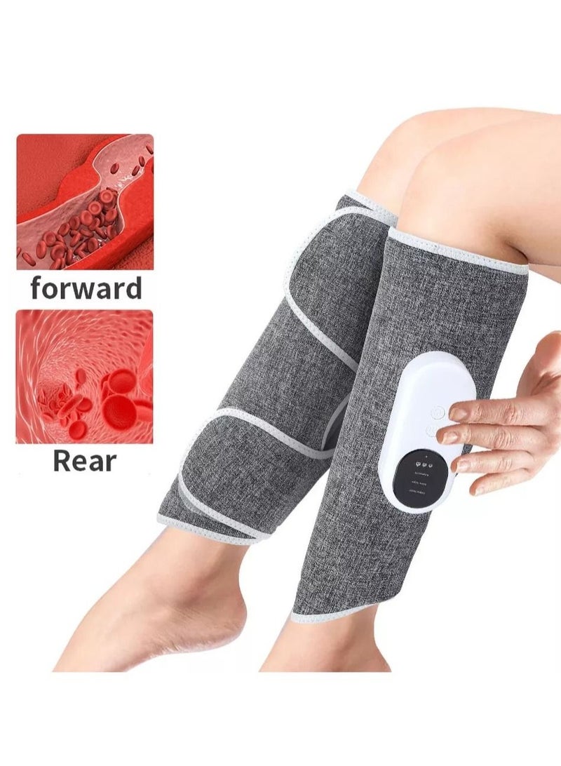 ماركة غير محددة Electric Leg Massager Leg Shaping Wireless Air Compression Heating Calf Massager with 3 Modes 2 Intensities Arm Body Circulation Muscle Relaxation Varicose Veins Physiotherapy (1 pcs)  - Image 2
