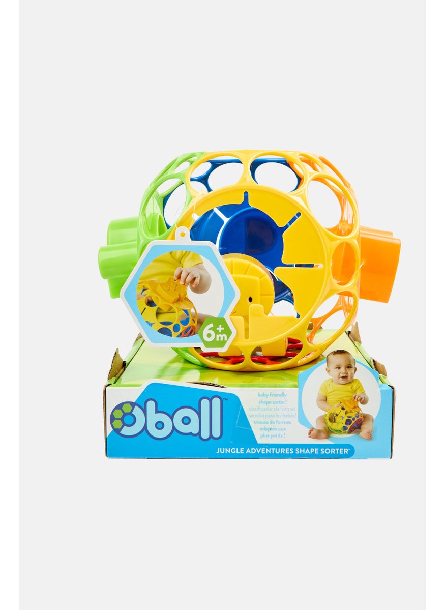Oball Jungle Adventures Shape Sorter, Green Combo  - Image 1