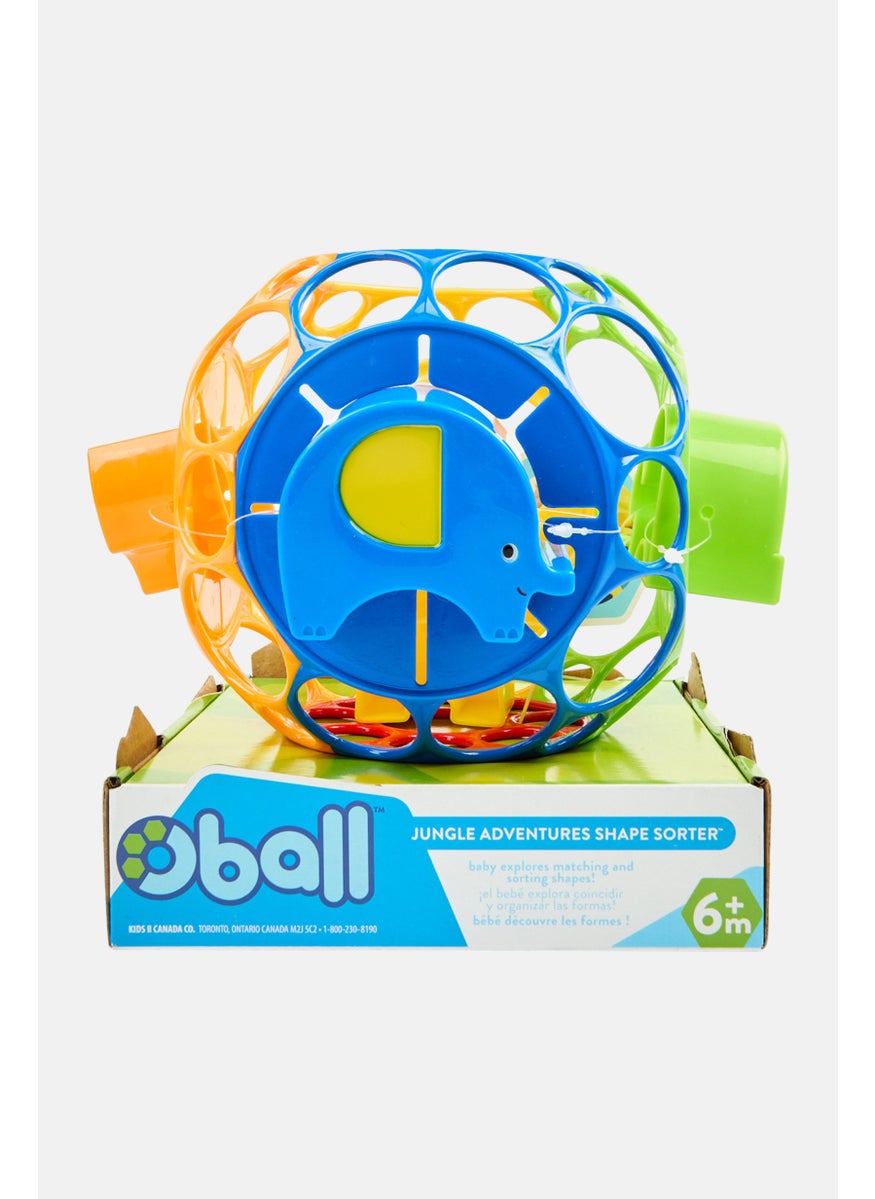 Oball Jungle Adventures Shape Sorter, Green Combo  - Image 2