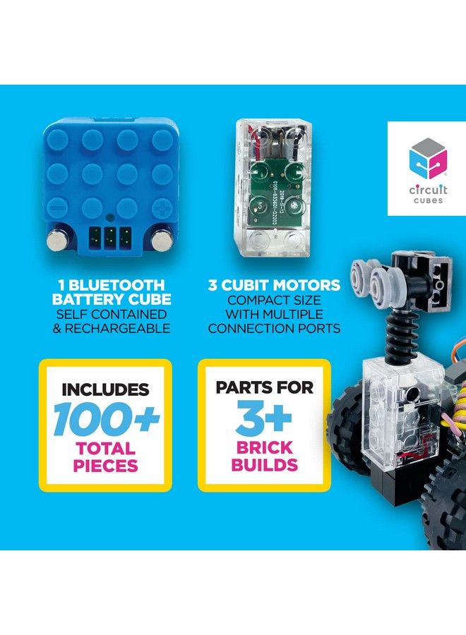 Circuit Cubes Space Rovers Kit Remote Control Robotics Kit Stem Learning Toy For Kids Age 8 And Up - Image 5