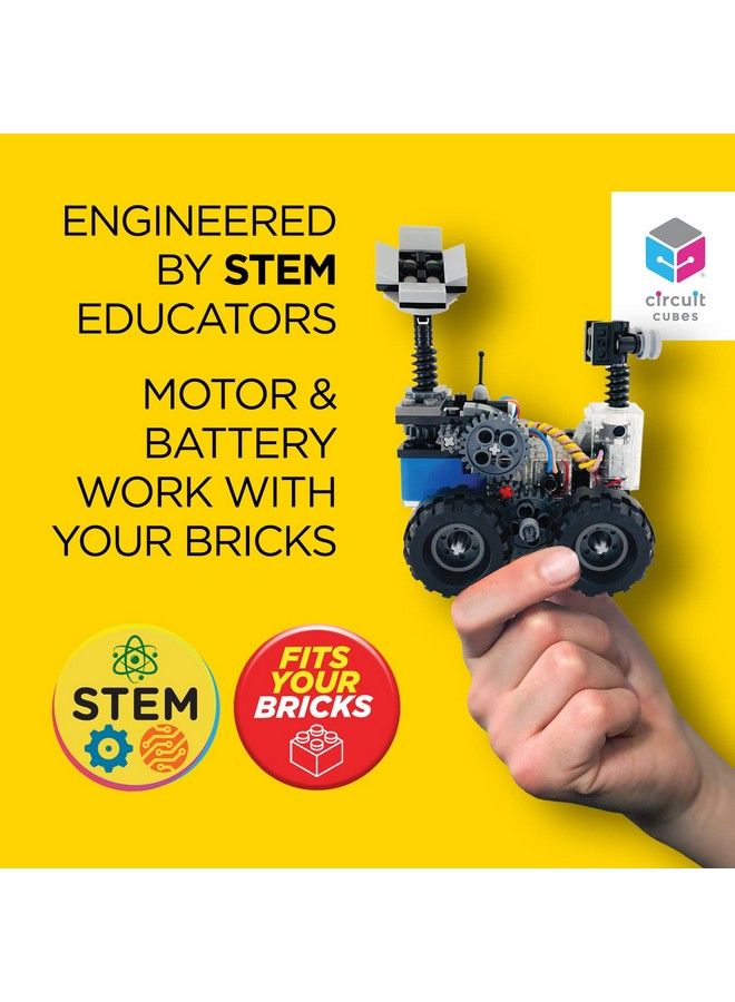 Circuit Cubes Space Rovers Kit Remote Control Robotics Kit Stem Learning Toy For Kids Age 8 And Up - Image 3