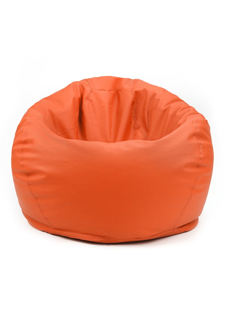 Fatbag Faux Leather Bean Bag with Polystyrene Beads Filling(Orange) - pzsku/Z65BB4948E8491380C75FZ/45/_/1709795419/4111d272-a9f3-41c2-a957-bed27a54297d