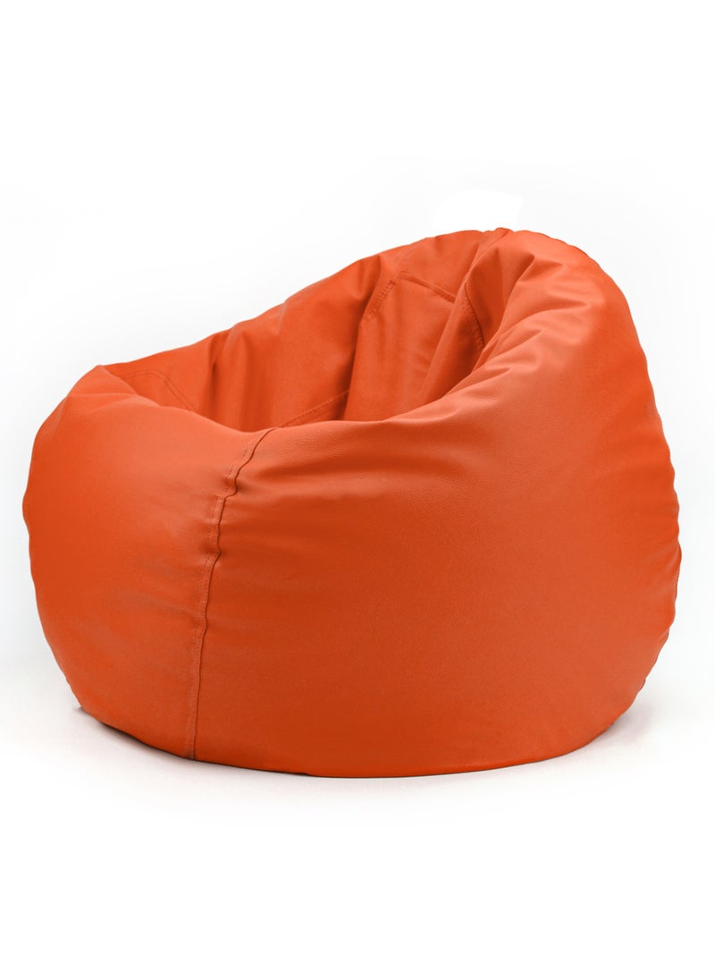 Fatbag Faux Leather Bean Bag with Polystyrene Beads Filling(Orange) - pzsku/Z65BB4948E8491380C75FZ/45/_/1709795658/74f7e827-a22a-4a30-b220-8433352c2112