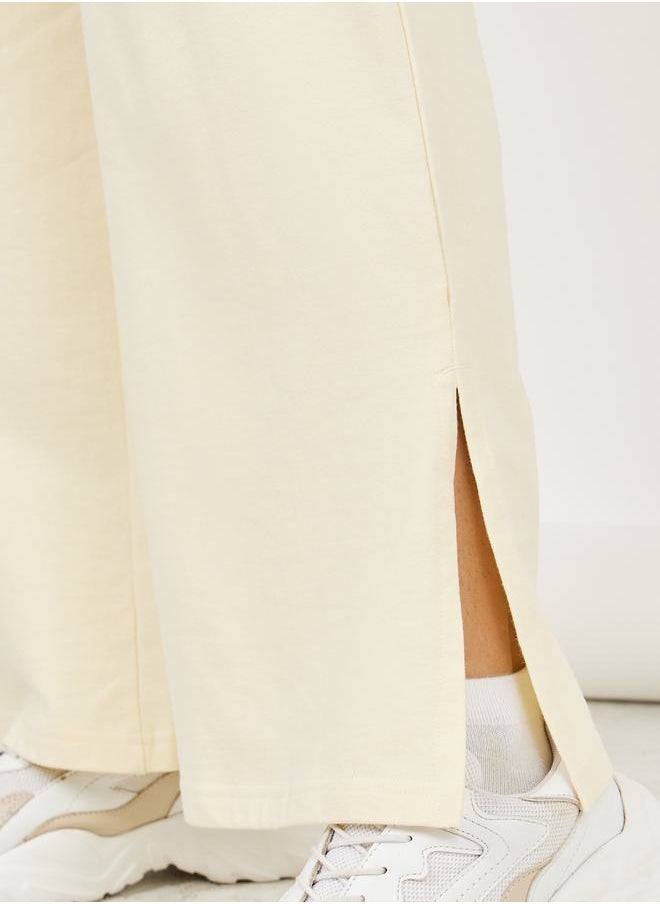 Styli - High Rise Side Slit Hem Jogger - Image 1