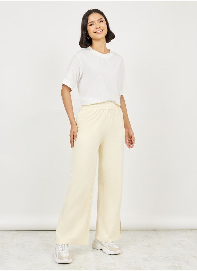 Styli - High Rise Side Slit Hem Jogger - Image 1