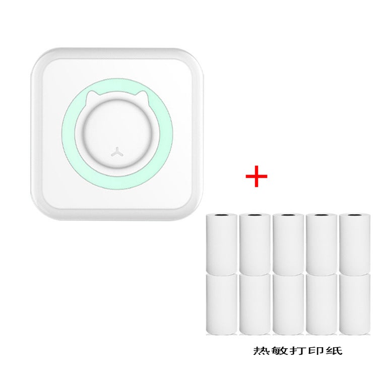 Mini Portable Thermal Printer Small Bluetooth Wireless Po Label Paste Wrong Question Flap Pocket Pants Printer - Image 1
