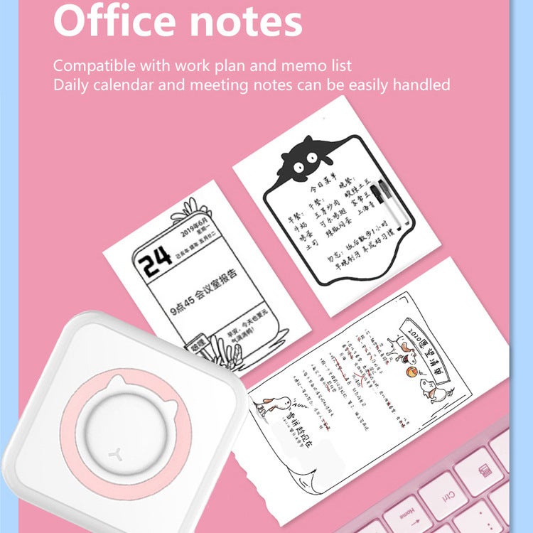 Mini Portable Thermal Printer Small Bluetooth Wireless Po Label Paste Wrong Question Flap Pocket Pants Printer - Image 4