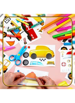 32 Sheets Make A Face Stickers Sheets Make Your Own Sticker Car Truck Airplane Sticker For Kids 8 Designs Diy Transportation Stickers For Kindergarten Birthday Gift Classroom Nursery Party Favors() - pzsku/Z65BB7AA3545C5A451CDCZ/45/_/1692170814/9e6b5e62-e0da-4b4a-99a6-3358d075f9e5