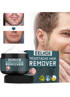 Moustache Hair Remover Cream, Hair Remover For Men, Fast And Effective Hair Remover For Men's Underarm, Chest, Back, Legs And Arms 50G