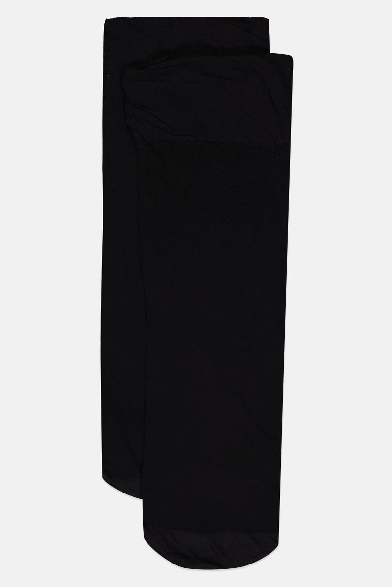 Esmara Women Vital 40 Support Knee Highs, Black - Image 1