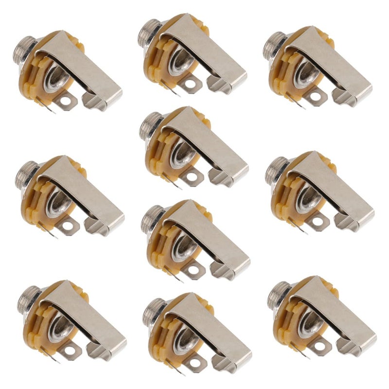 10Pcs Guitar Microphone Socket Holder Easy Install Smooth Edges Sound Quality Spacious Settings - Image 2