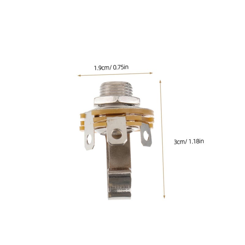 10Pcs Guitar Microphone Socket Holder Easy Install Smooth Edges Sound Quality Spacious Settings - Image 3
