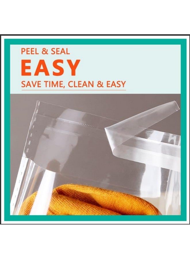 iMailer 500 Pcs -9" x 12" Clear Plastic Cellophane Bags-Resealable Self Sealing Cello Poly Bags for A4, Letter Sized Documents, Marketing Materials, Clothes  - Image 3