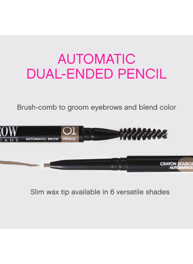 Vivienne Sabo   Automatic brow pencil Crayon sourcils automatique Brow Arcade shade shade 01 - Image 4