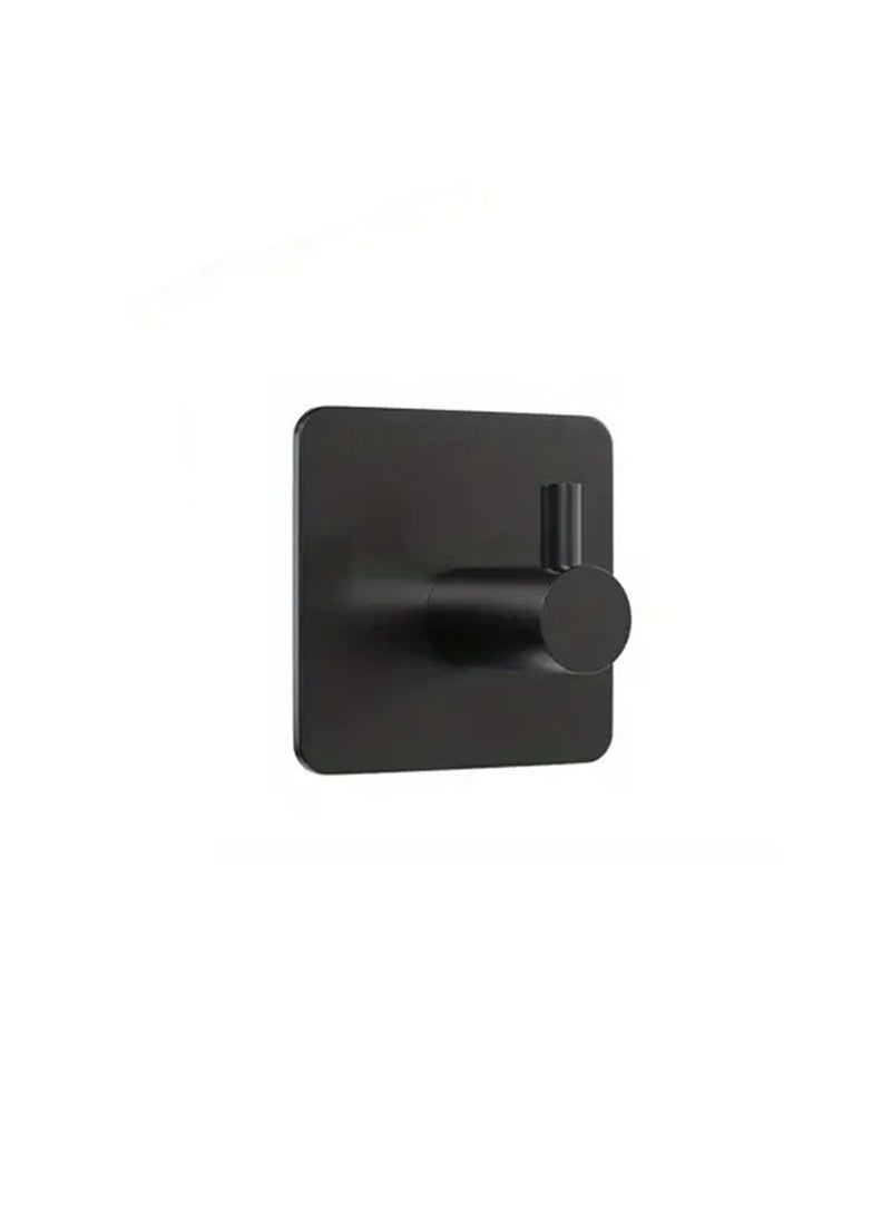 Loquat Stainless Steel Non-Drilling Black Coat Hook