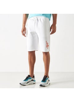 Kappa Kappa Logo Detail Shorts with Elasticated Waistband and Pockets  - Image 1