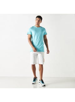 Kappa Kappa Logo Detail Shorts with Elasticated Waistband and Pockets  - Image 2
