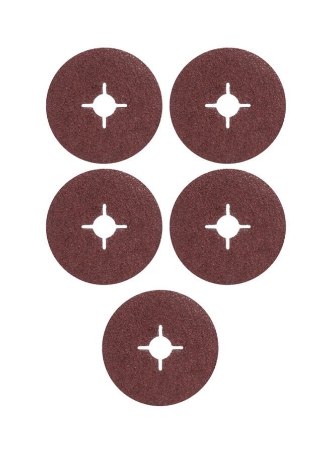 NIBEMINENT 5-Piece Fibre Sanding Disc Set Brown  - Image 1