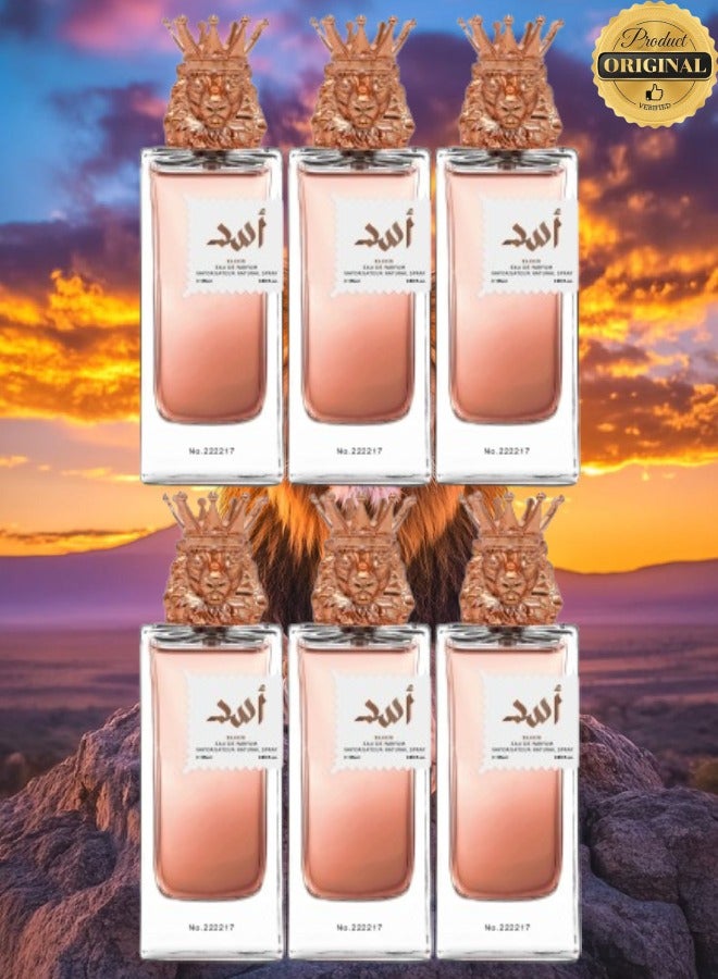 إليكسر 6 قطع عطر اسد رقم 222217 85 مل - Image 1