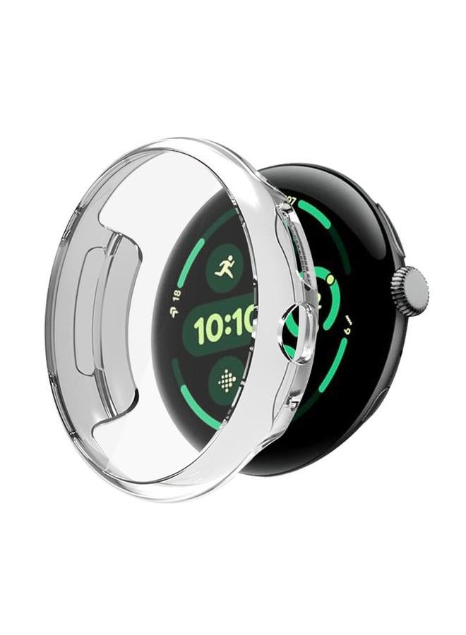 erorex For Google Pixel Watch 3 45Mm Integrated Full Coverage Tpu Watch Protective Cover(Transparent) - Image 1
