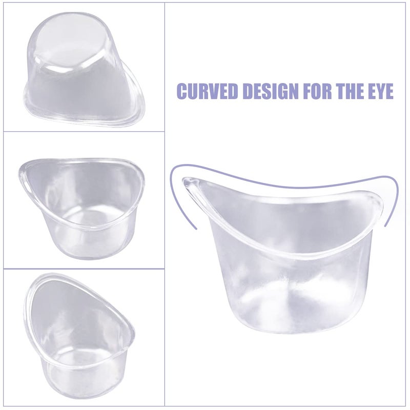 FRIGIIRE FRIGIIRE 100pieces 5ml Eye Wash Cup Plastic Eye Flush Cleaning Cups Portable Disposable Measuring Cup  - Image 4