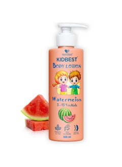 Kidbest Body Lotion For Kids | Anti-Bacterial | Normal Skin, Sensitive Skin & Dry Skin | Tear, Paraben, Sls Free | Watermelon Flavor | 500Ml - pzsku/Z65BC23FBAF4E78B0E11DZ/45/_/1735817019/9b03ad6d-43c2-4383-afba-ec4bb066b70f