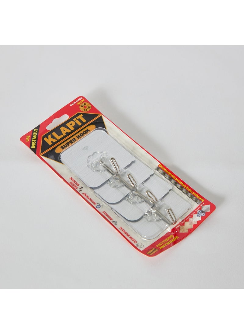 KLAPiT 4-Piece Super Hook Set 25 x 3 x 11 cm  - Image 4