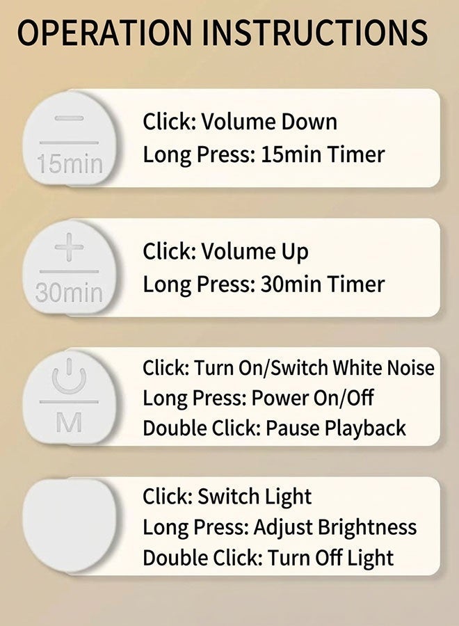 Baby Night Light with Touch Control, 3 Brightness Levels, 800mAh Rechargeable, Soft Nursery Lamp for  Feeding - Image 3