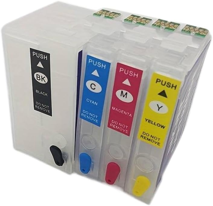 خرطوشات حبر قابلة لإعادة التعبئة متوافقة مع طابعات WF-3640، WF-7720، WF-7110، WF-7710، WF-3620، 252XL، 252 - Image 2