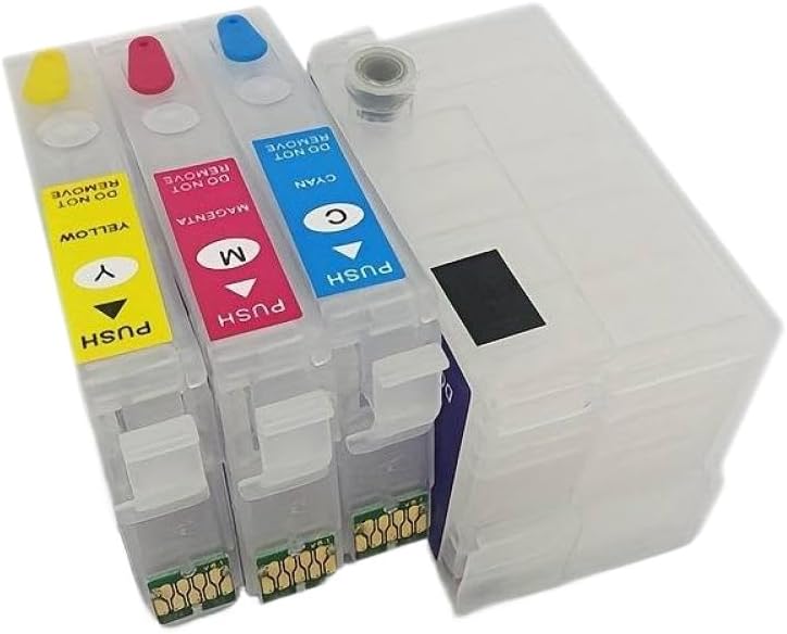 خرطوشات حبر قابلة لإعادة التعبئة متوافقة مع طابعات WF-3640، WF-7720، WF-7110، WF-7710، WF-3620، 252XL، 252 - Image 4