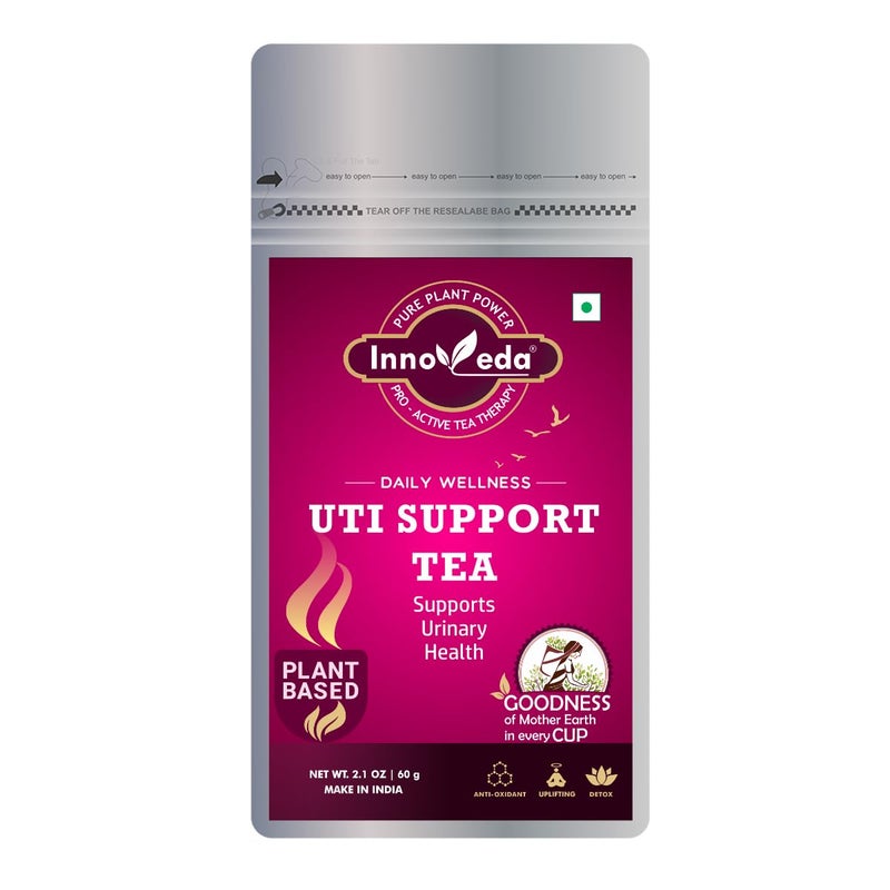 INNOVEDA UTI Tea (1 Month Pack, 30 Tea Cups - Helps with Urinary Tract Infections - Image 1