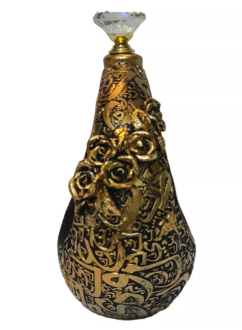 Burner Ceramic Incense Burner Mabkhara – Stylish Black & Gold Design - Image 4