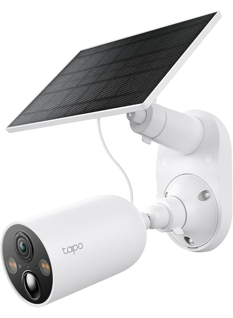 Tapo C425 KIT Smart Wire-Free Security Camera with Solar Panel – 2K QHD 4MP 1440p, Color Night Vision, AI Motion Detection, Two-Way Audio, Uninterrupted Power, and Weatherproof IP66 - Image 1