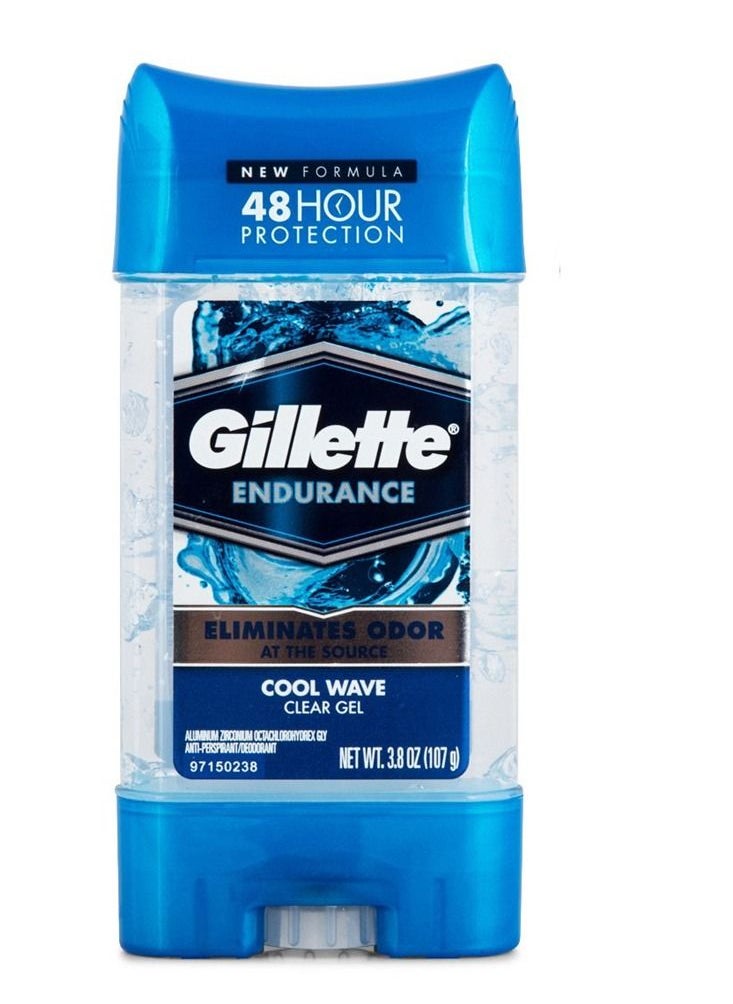 Anti-Perspirant Deodorant Clear Gel Cool Wave - 3.8 oz