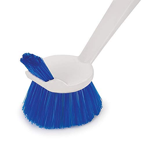 Stager Plastic Wash Basin/Toilet Seat Cleaning Brush - Set of 1 Pieces - Image 2